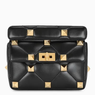 Valentino Garavani Black Roman Stud Cross-body Bag