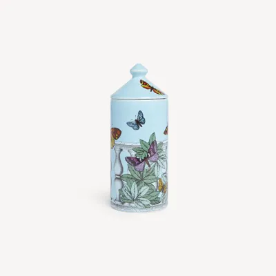 Fornasetti Talvolta Room Spray - Décor Farfalle E Balaustra - Fragrance Giardino Segreto In Blue