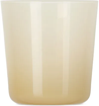 Gary Bodker Designs Beige Short Cup Glass In Sand