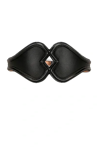 Alaïa Heart Belt In Nero