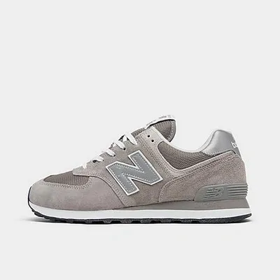 New Balance 574 Core Casual Shoes In Grey/white