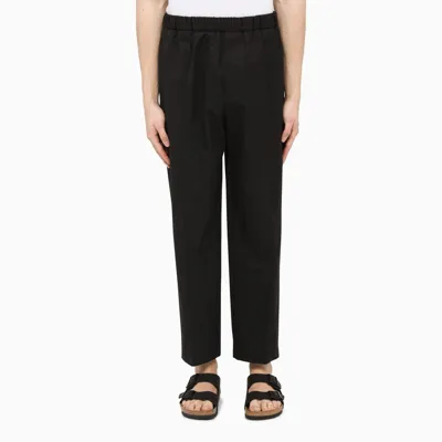 Jil Sander Black Cropped Trousers