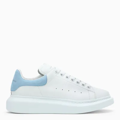 Alexander Mcqueen White And Power Blue Oversized Sneakers