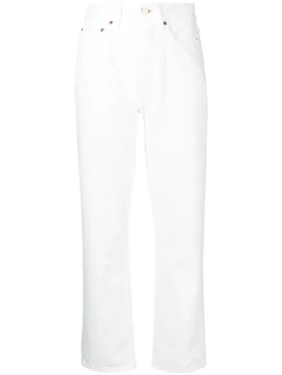 Won Hundred Cropped Straight-leg Jeans In Weiss