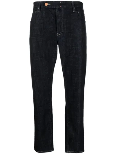 Incotex Mid-rise Straight-leg Jeans In Blue