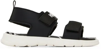 Kenzo Kids Black Velcro Sandals