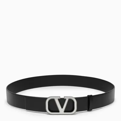 Valentino Garavani Vlogo-mirror Black Belt