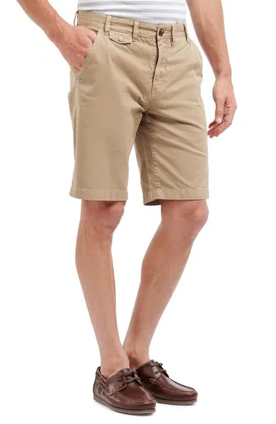 Barbour Neuston Regular Fit Chino Shorts In Stone