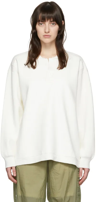 Holzweiler White Point Pique Shirt In 1000 White