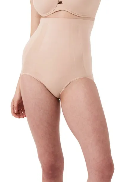 Spanx Oncore High-waist Shaper Briefs In Soft Nude