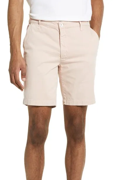 Ag Wanderer Poplin Chino Shorts In Vinte Pink