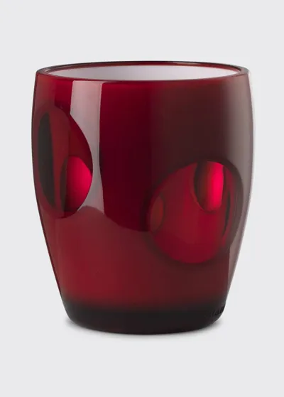 Mario Luca Giusti Fisheye Tumblers, Set Of 6 In Red