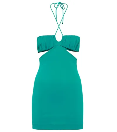 Nensi Dojaka Cutout Minidress In Green