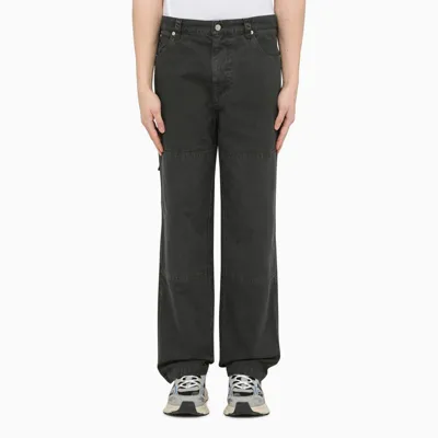 Axel Arigato Washed Black Cargo Trousers