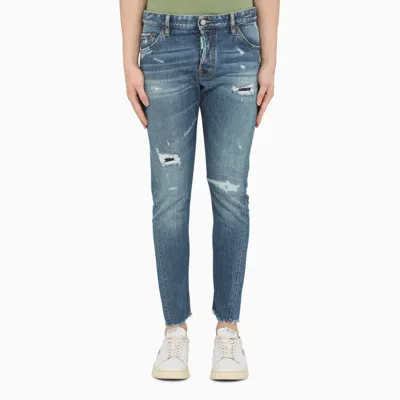 Dsquared2 One Life One Planet Blue Slim Jeans