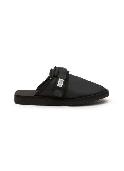 Suicoke Black Zavo-cab Slippers