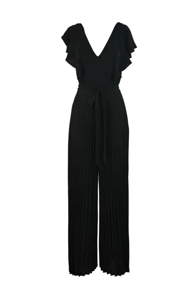 Twinset Long Jumpsuit With Pleats