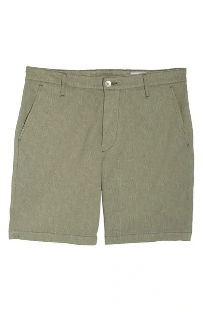 Ag Wanderer Cotton Blend Shorts In Sulfur Rocky River