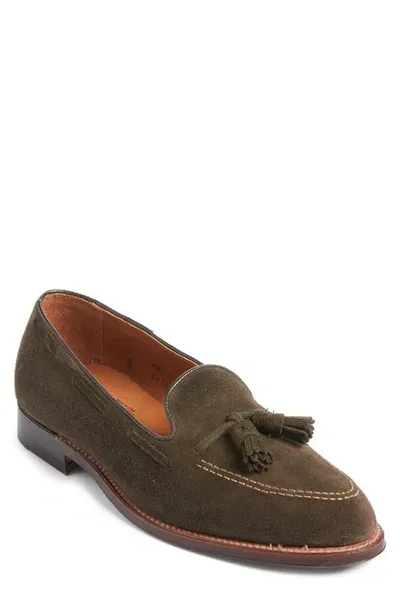 Alden Shoe Company Suede Tassel Loafer In Brown