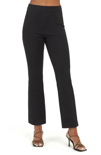 Spanx On-the-go Kick Flare Pants In Classic Black