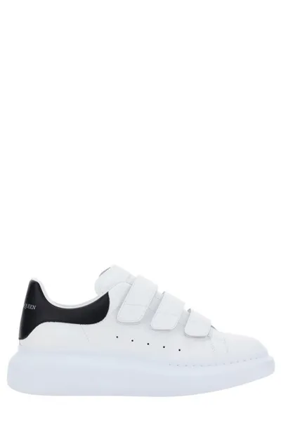 Alexander Mcqueen Oversized Triple Strap Sneakers In White