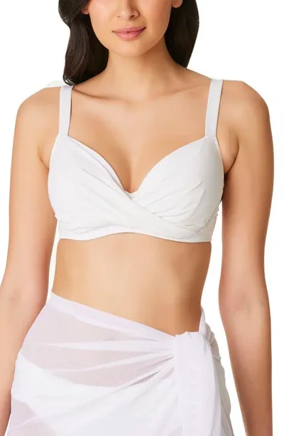 Bleu By Rod Beattie Rod Beattie Kore D- & Dd-cup Underwire Bikini Top In White