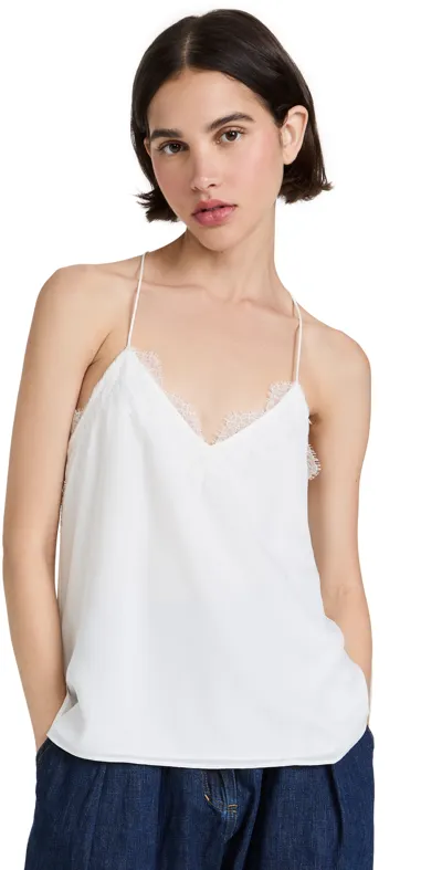 Cami Nyc The Racer Charmeuse In White