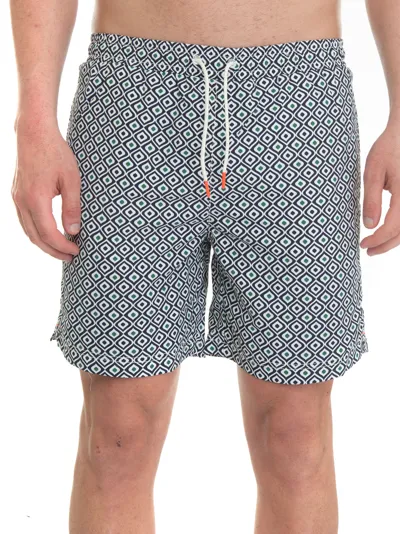 Ecoalf Boardshort Blu-verde  Man