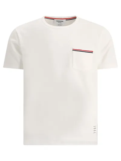 Thom Browne T-shirt En Coton In White