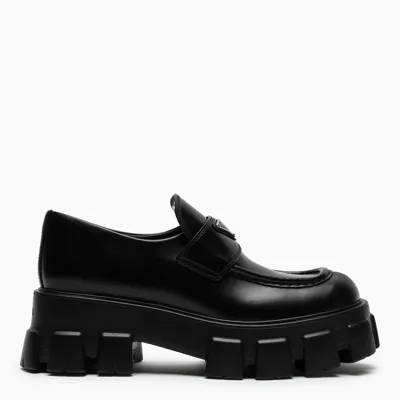 Prada Black Monolith 55mm Loafer