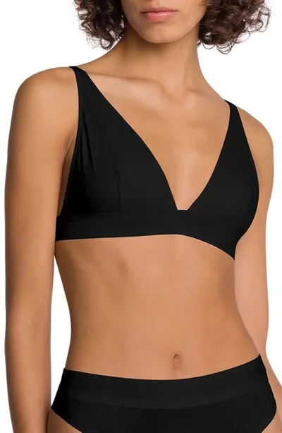 Wolford Beauty Cotton Cheeky Bikini In Black