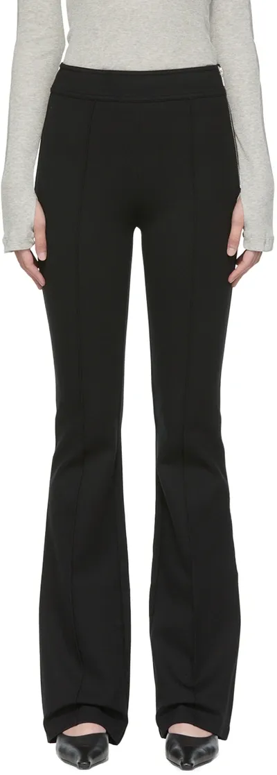 Helmut Lang Black Rayon Trousers In Black - 001