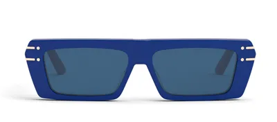 Dior Signature S2u 90v Flat Top Sunglasses In Blue