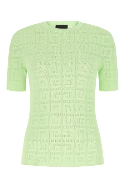 Givenchy Green Monogram-motif T-shirt