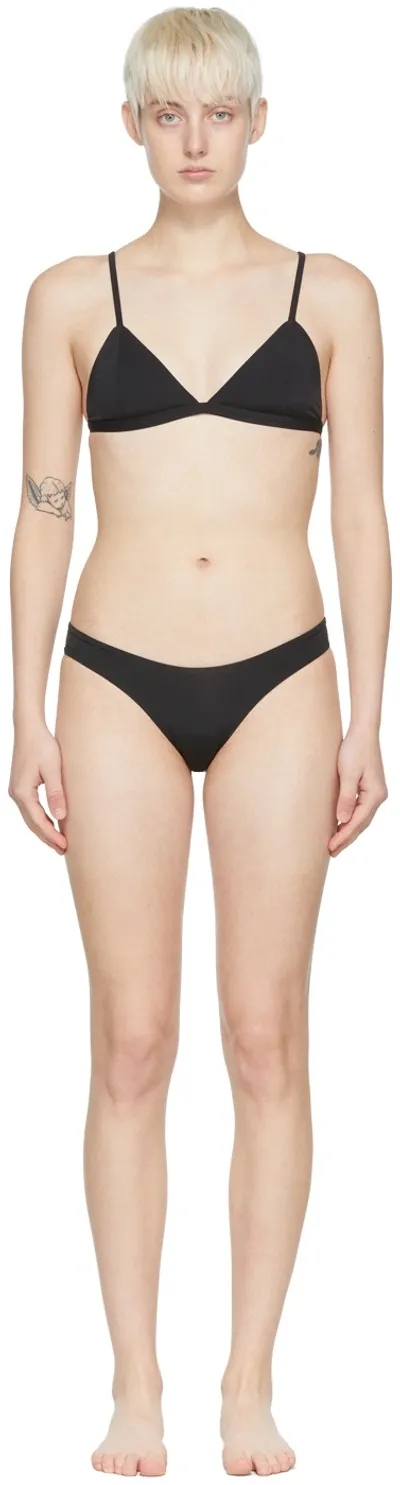 Haight Black Tapping & Leila Bikini In 0001 Black