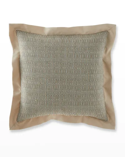 Sherry Kline Home Cosima Basketweave Euro Sham In Blue