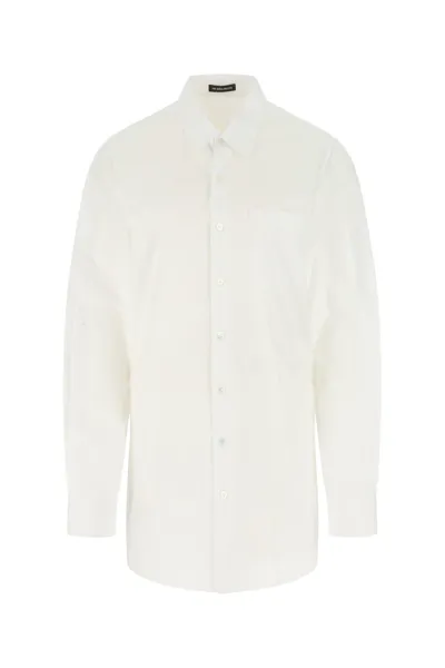 Ann Demeulemeester White Cotton Elisabeth Shirt White  Donna 42