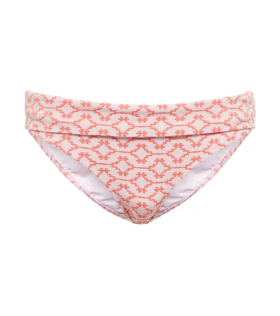 Heidi Klein Capri Printed Bikini Bottoms In Arabian Sunset