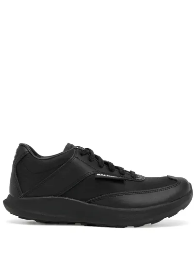 Comme Des Garçons X Salomon Sr90 Panelled Sneakers In Black