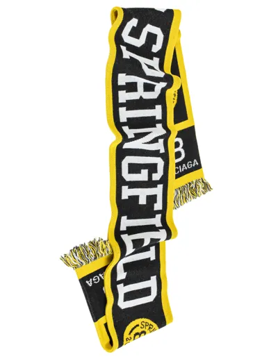 Balenciaga The Simpsons Springfield Scarf In Multicolor