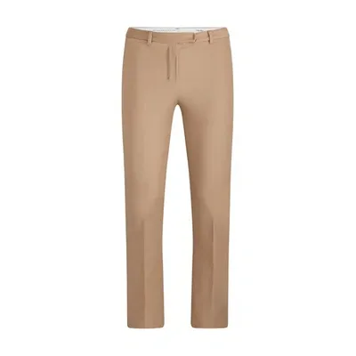 's Max Mara Umanita Classic Cotton Blend Pants In Brown