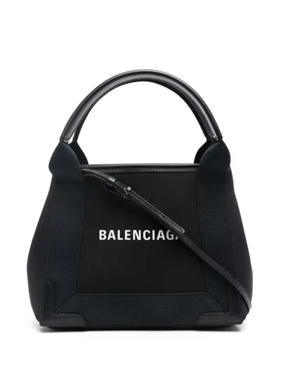 Balenciaga Xs Cabas Tote Bag In Black