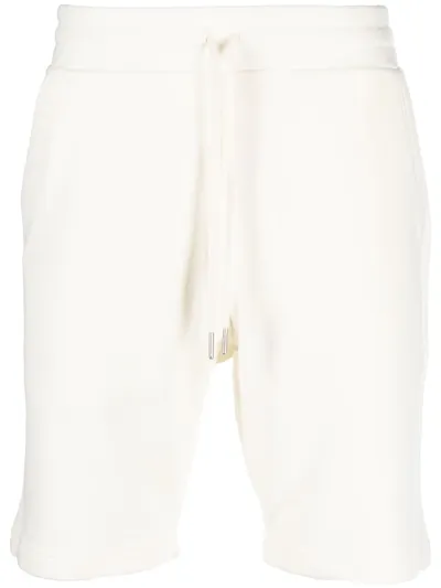 John Elliott Crimson Straight-leg Track Shorts In White