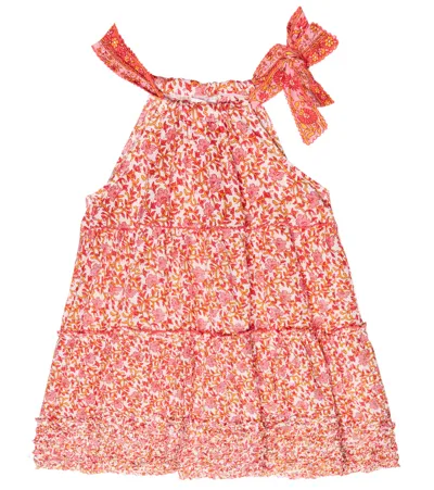 Poupette St Barth Kids' Little Girl's & Girl's Carine Mini Dress In Pink Mistral