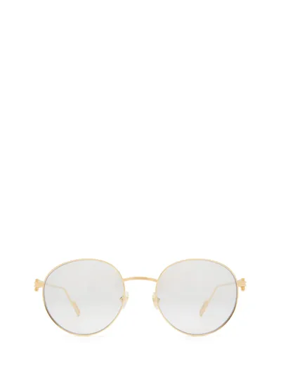 Cartier Round Frame Sunglasses In Gold