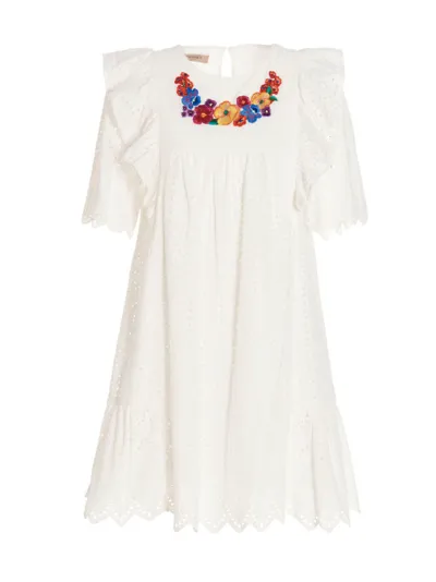 Twinset Broderie Anglaise Dress