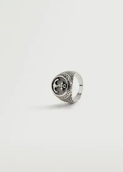 Mango Man Silver Plated Ring Silver