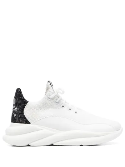 Philipp Plein Runner Plein Hurricane Lace-up Trainers In White