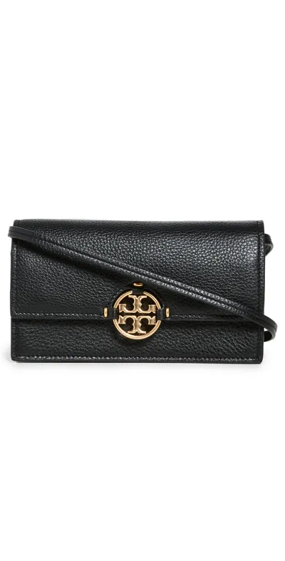 Tory Burch Miller Wallet Crossbody In Black