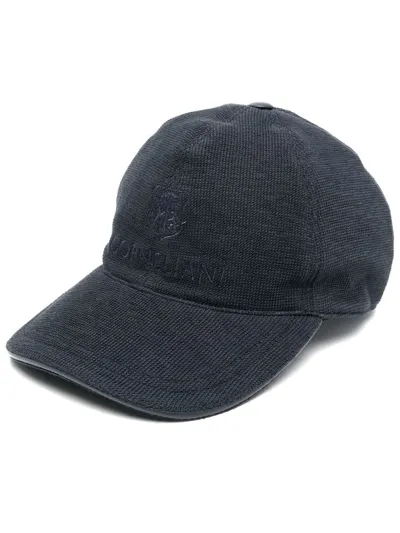 Corneliani Classic Baseball Cap In Blau